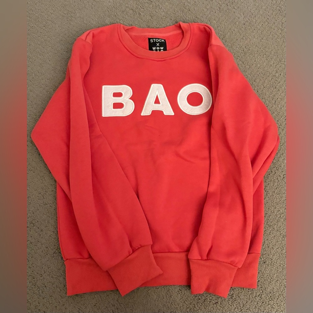 StockX Wow Bao Orange Crew Neck Sweater